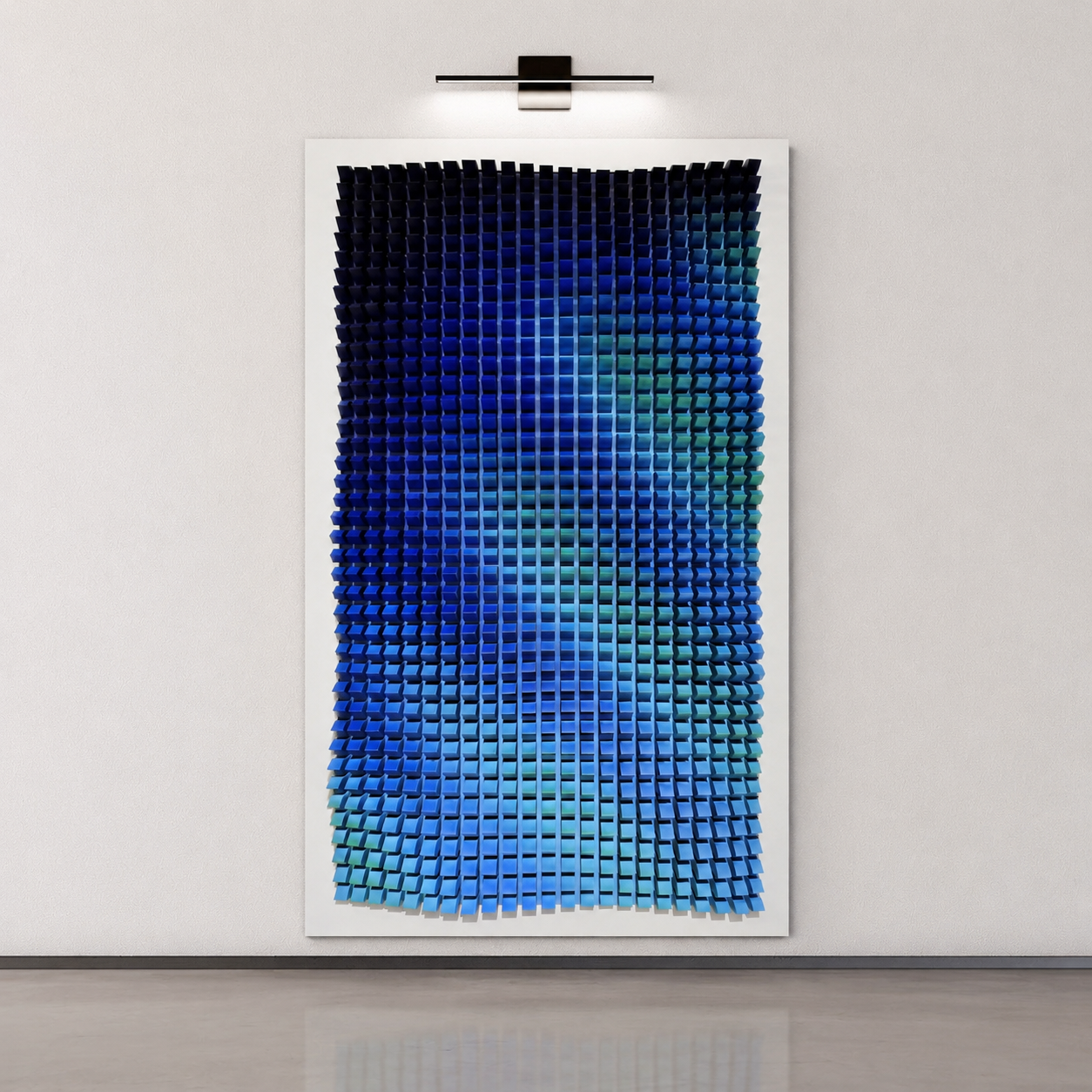 Aqua 3D Wall Art