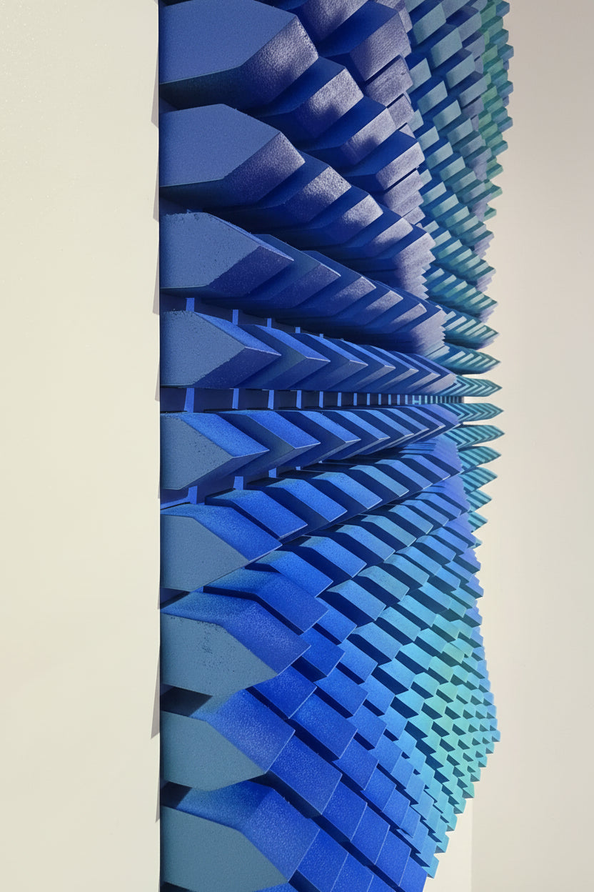 Aqua 3D Wall Art