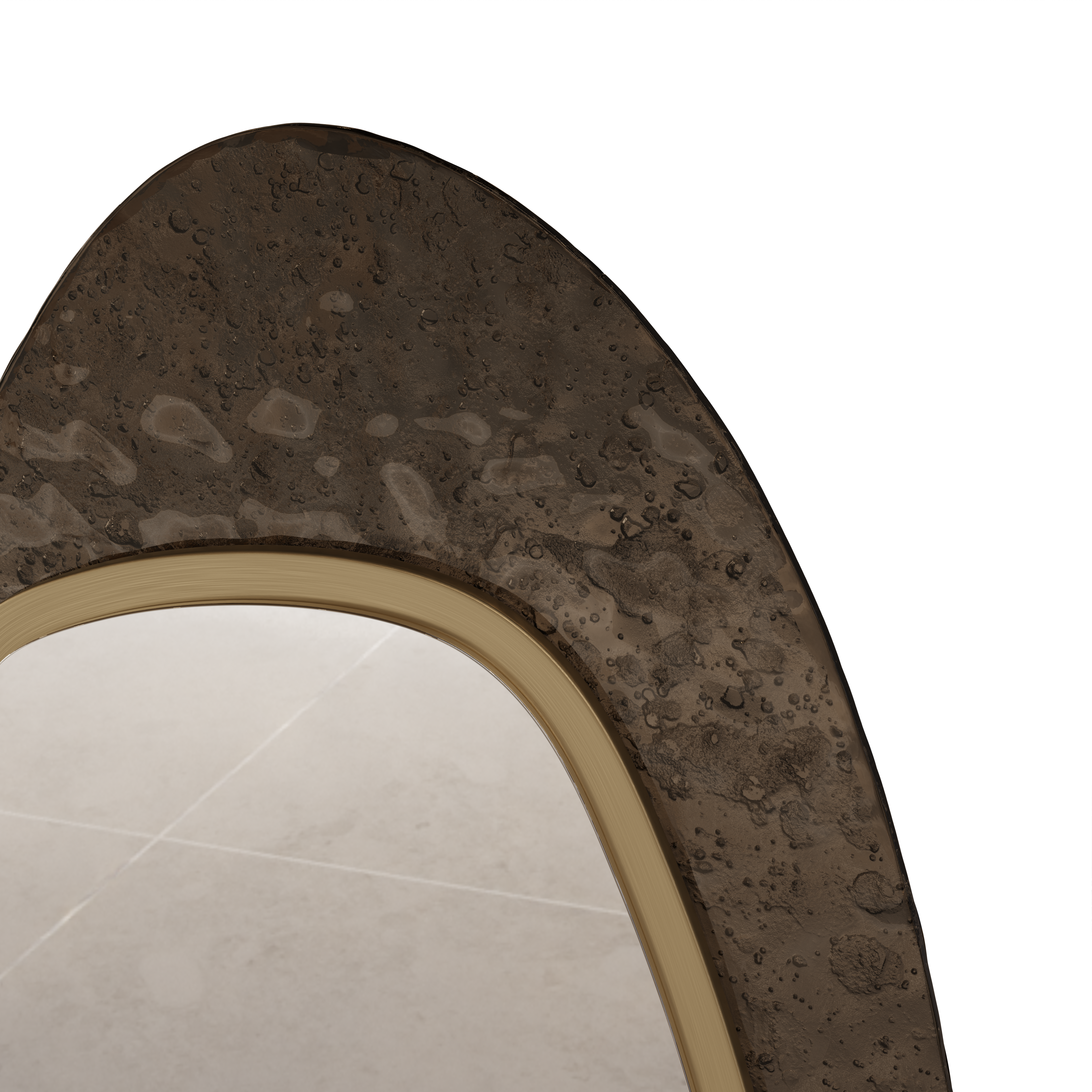 Stony Mirror - Dark Brown