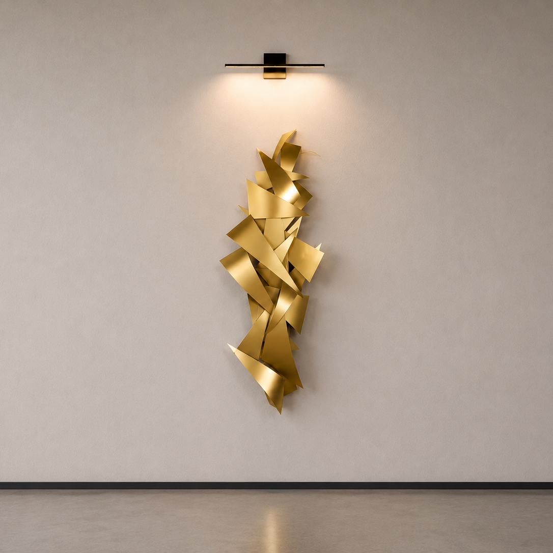 Golden Aura Sculpture