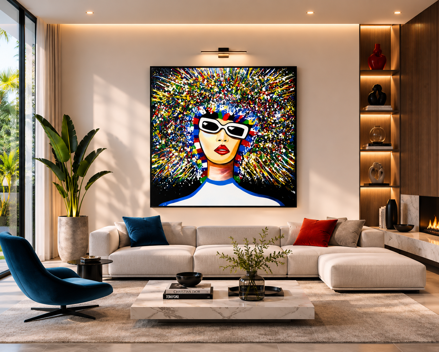 Stylish Lady Canvas