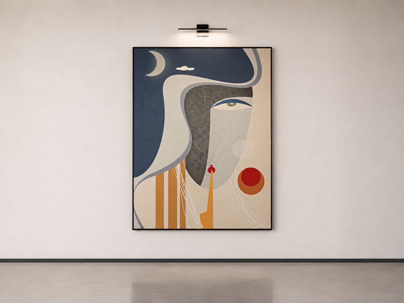 Abstract Muse Canvas