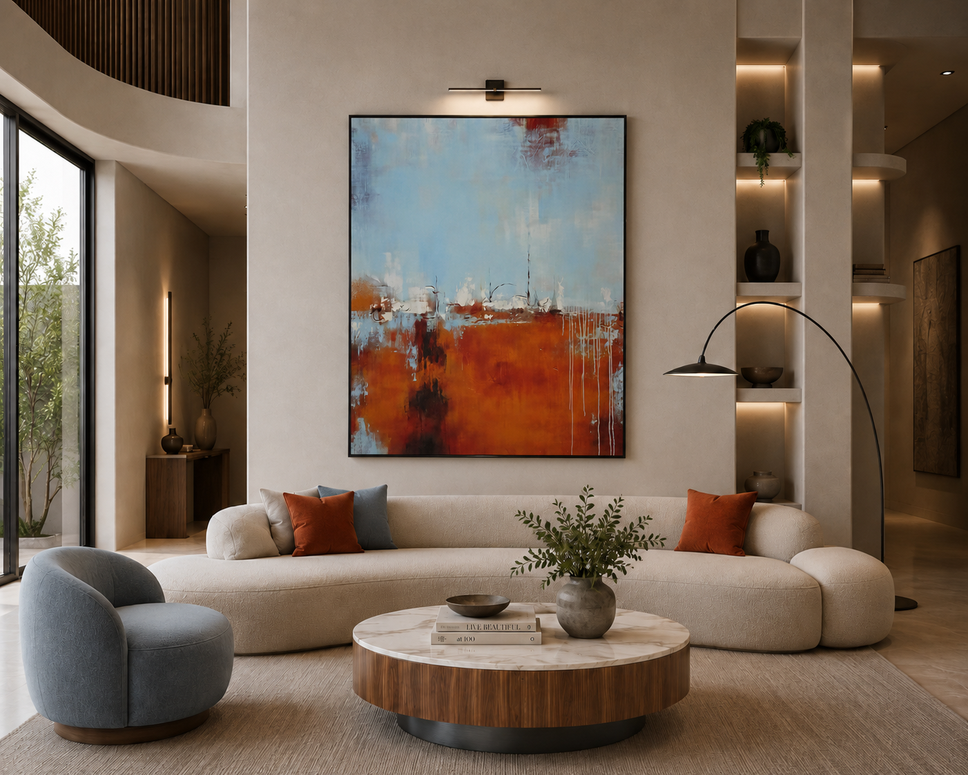 Rust & Sky Canvas