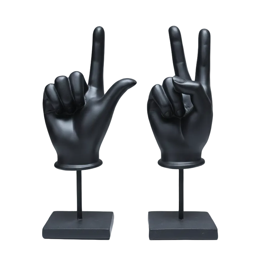 Peace & Love Hand Set