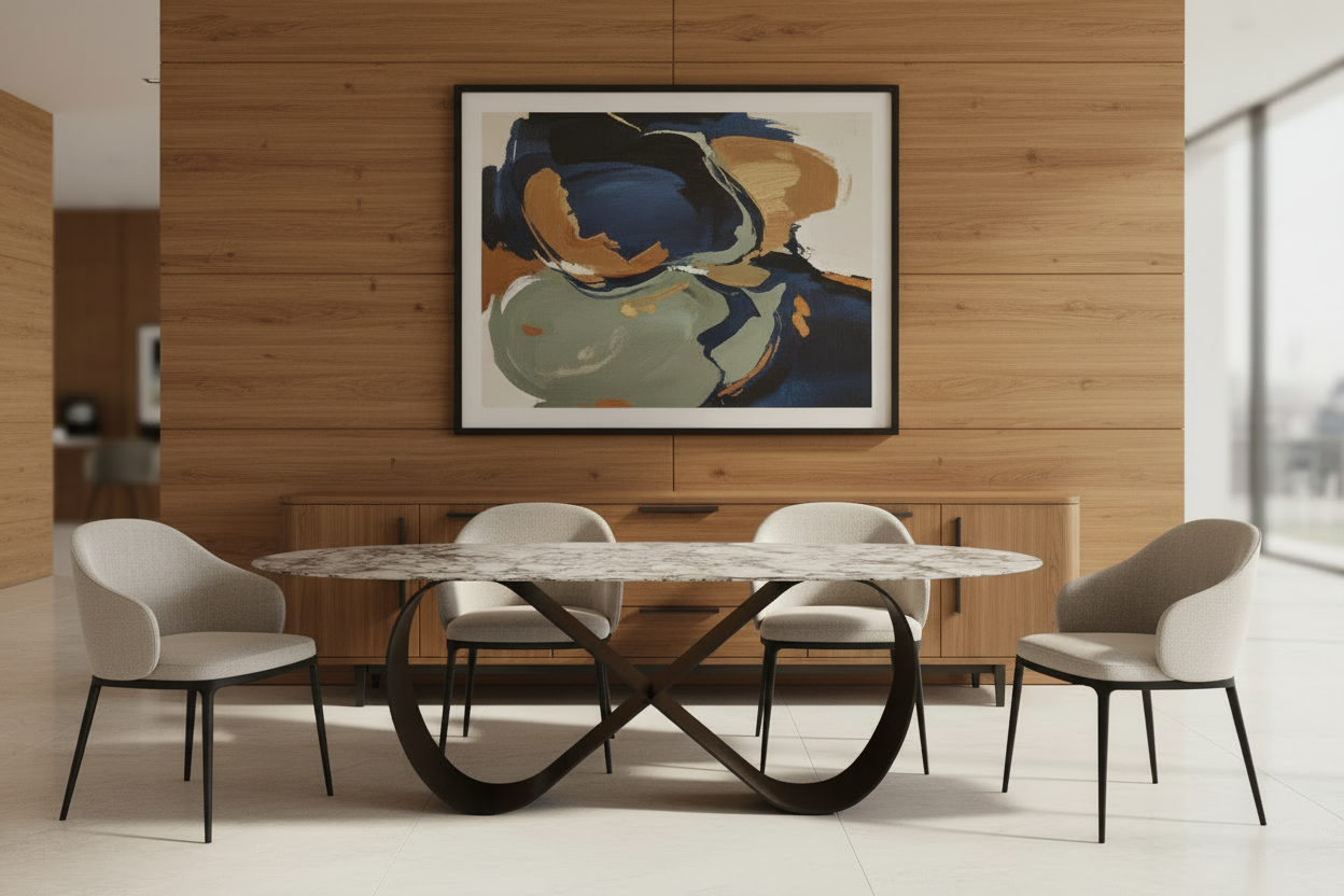 Lux Oval Dining Table