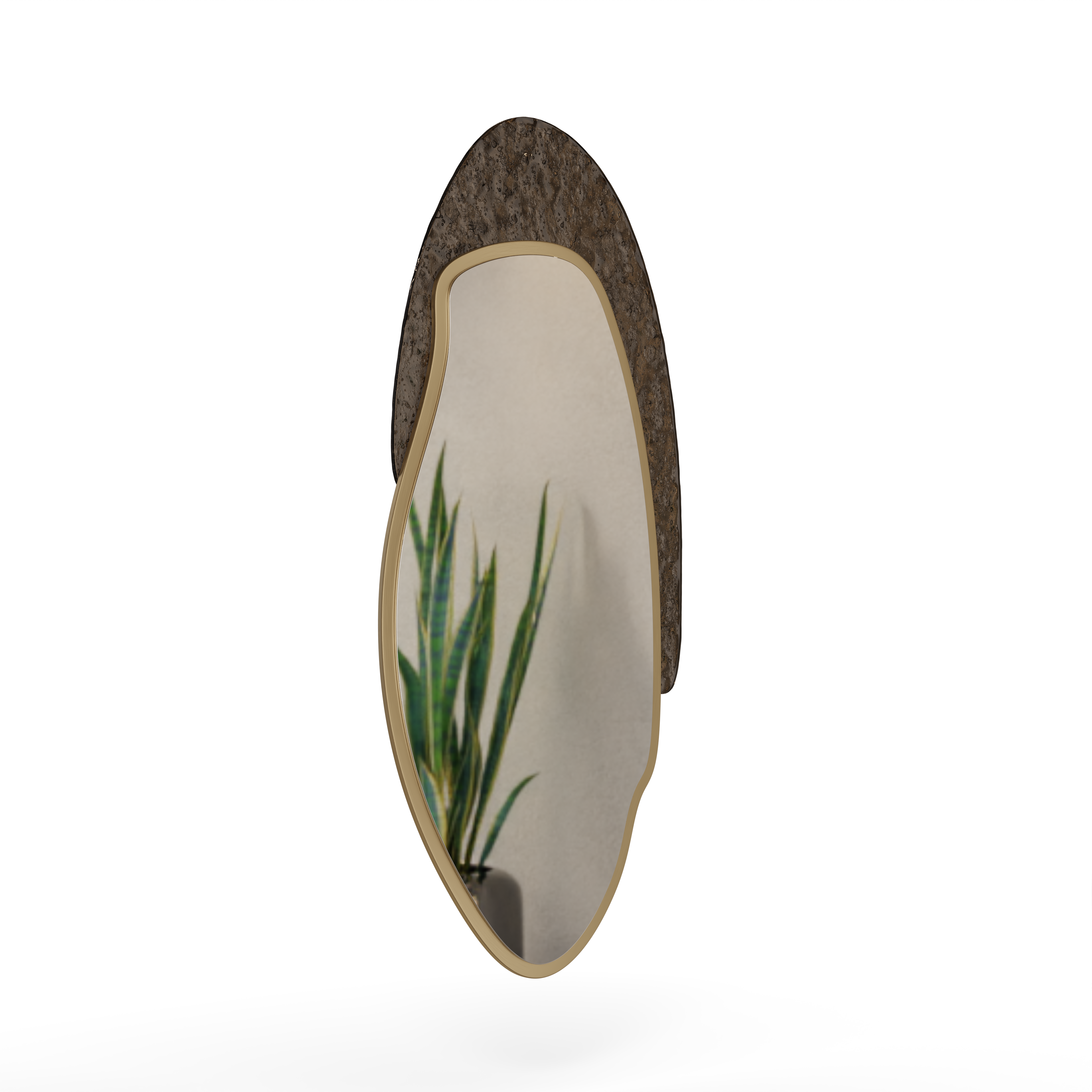 Stony Mirror - Dark Brown